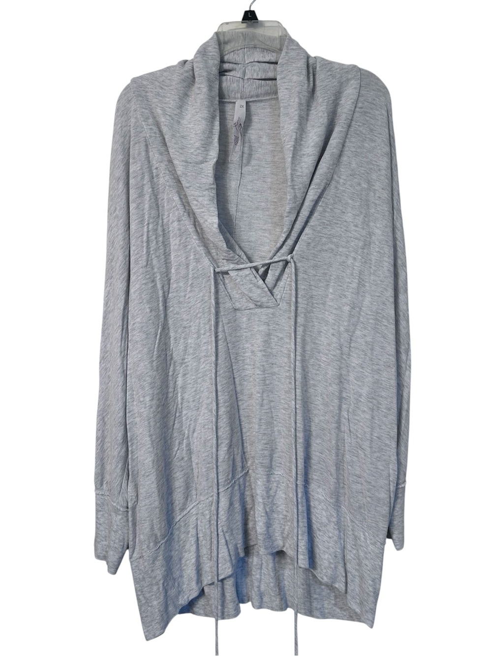 Melissa McCarthy Seven7 drawstring pullover sweatshirt, size 2X